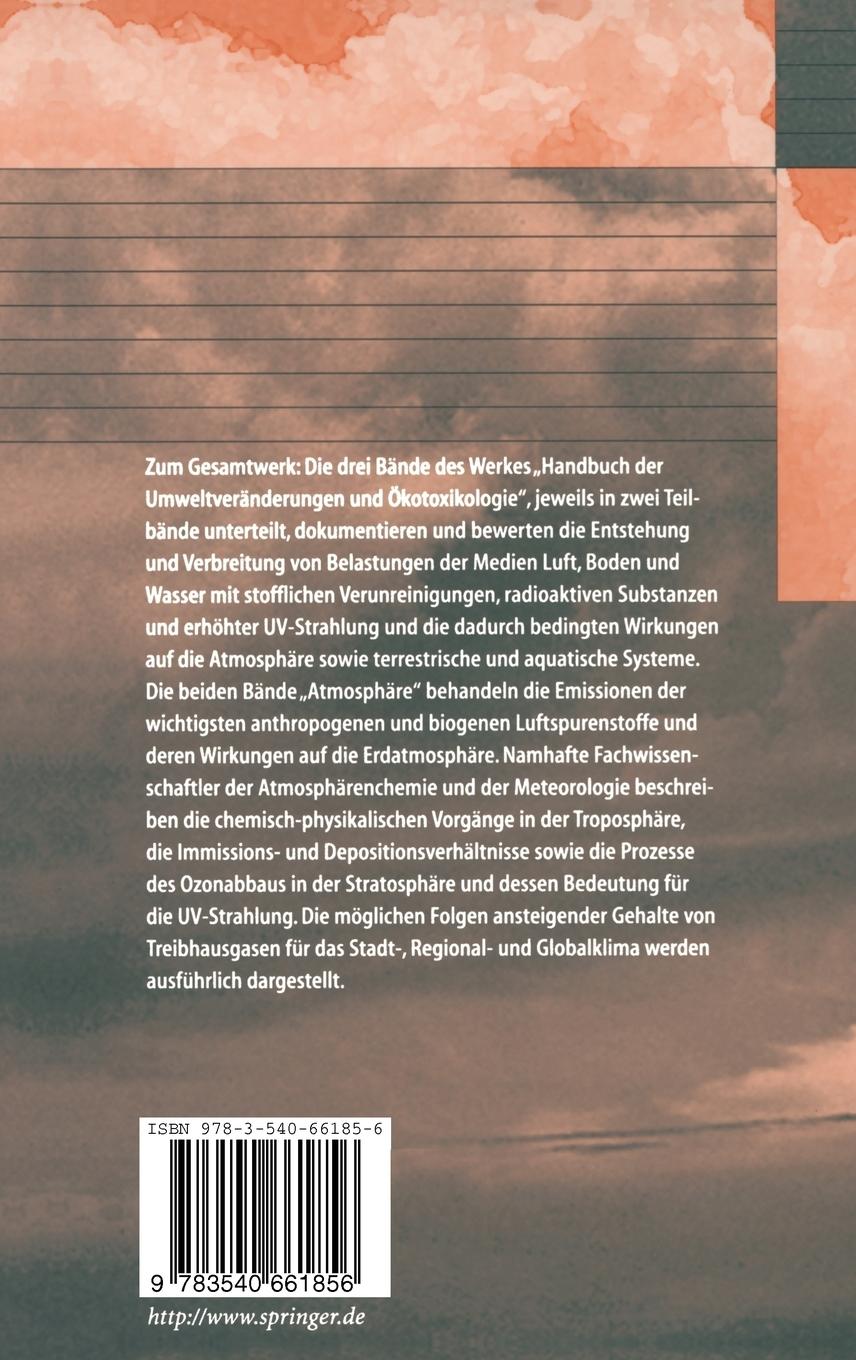 Rückseitencover Handbuch der Umweltveränderungen und Ökotoxikologie
