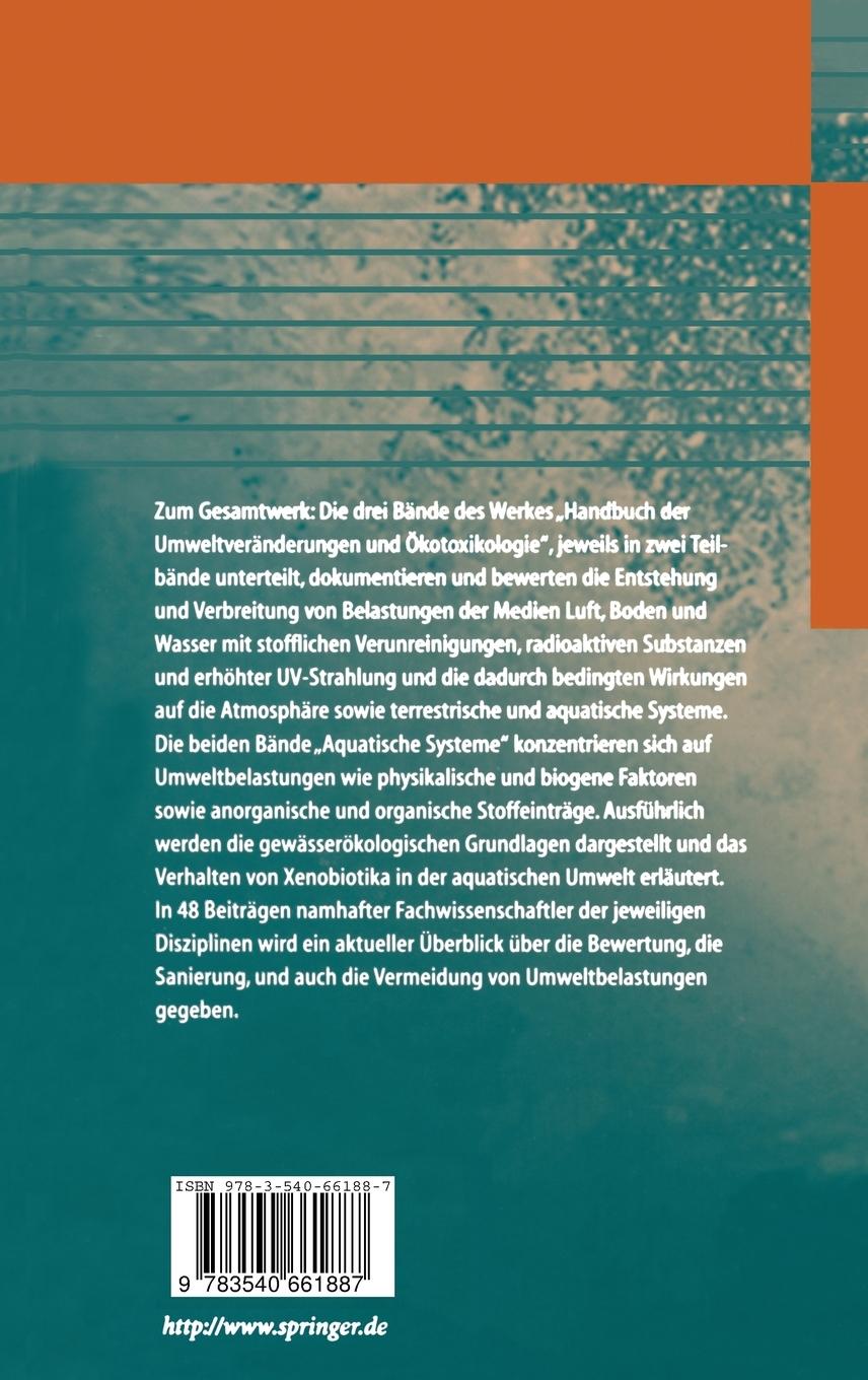 Rückseitencover Handbuch der Umweltveränderungen und Ökotoxikologie