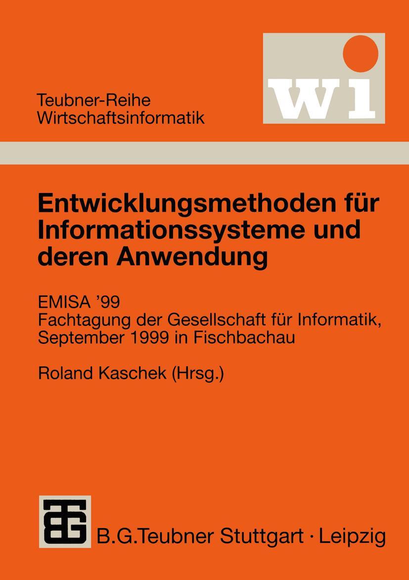 Vorderes Coverbild Entwicklungsmethoden für Informationssysteme und deren Anwendung