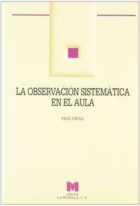 Vorderes Coverbild La observación sistemática en el aula