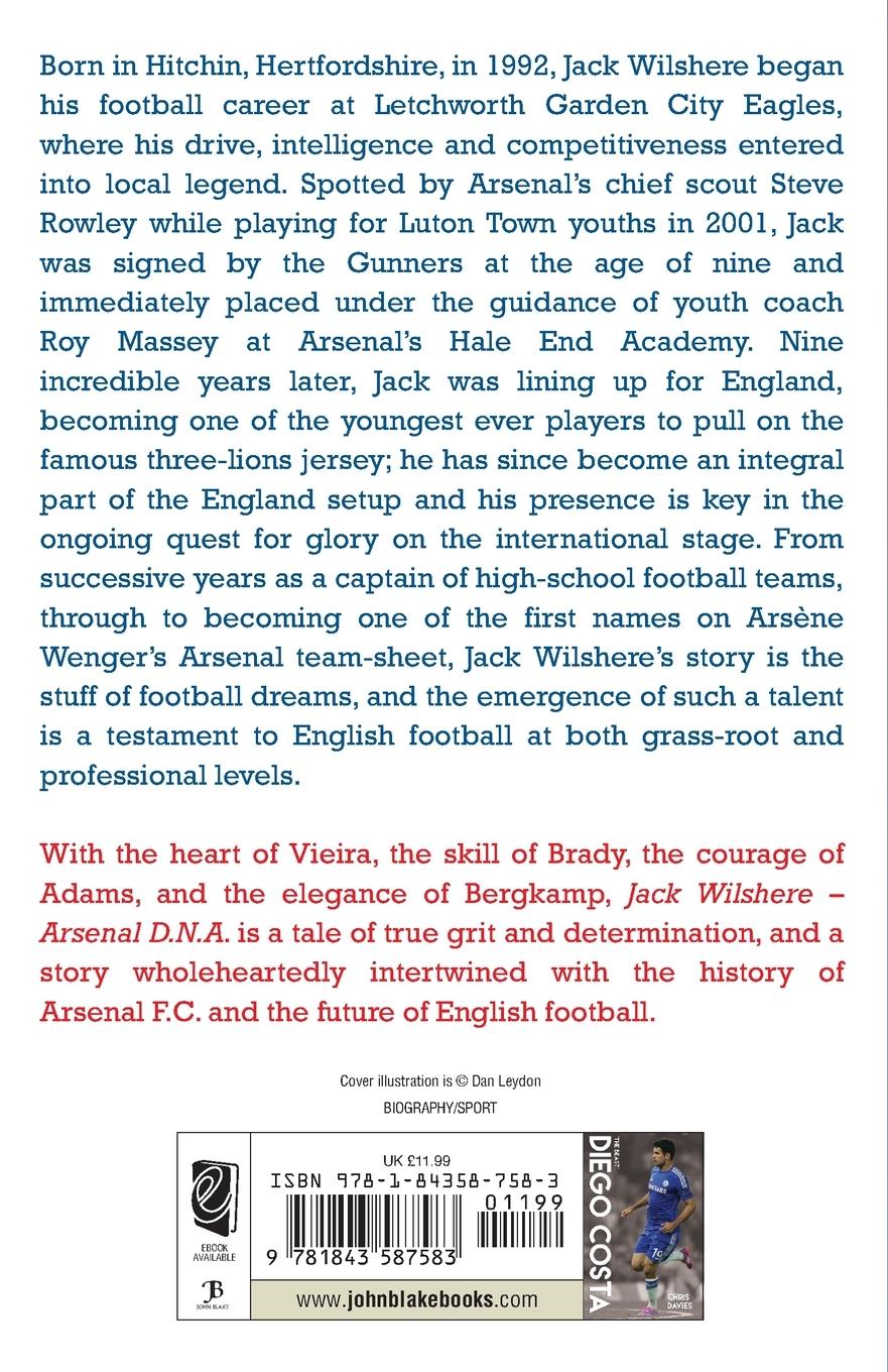 Rückseitencover Jack Wilshere - Arsenal DNA