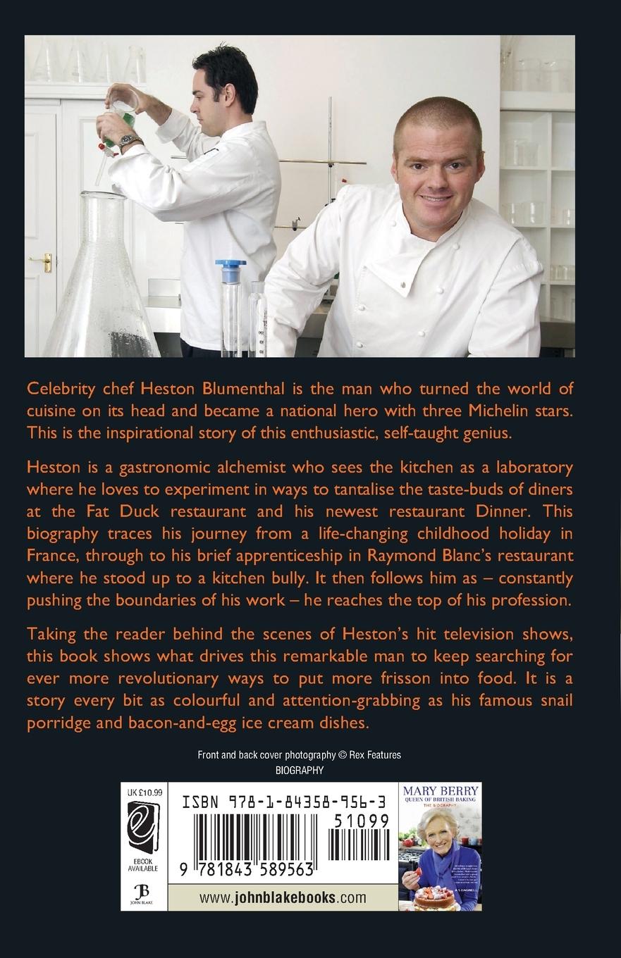 Rückseitencover Heston Blumenthal - The Biography of the World's Most Brilliant Master Chef