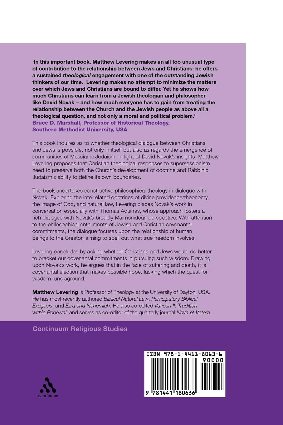Rückseitencover Jewish-Christian Dialogue and the Life of Wisdom