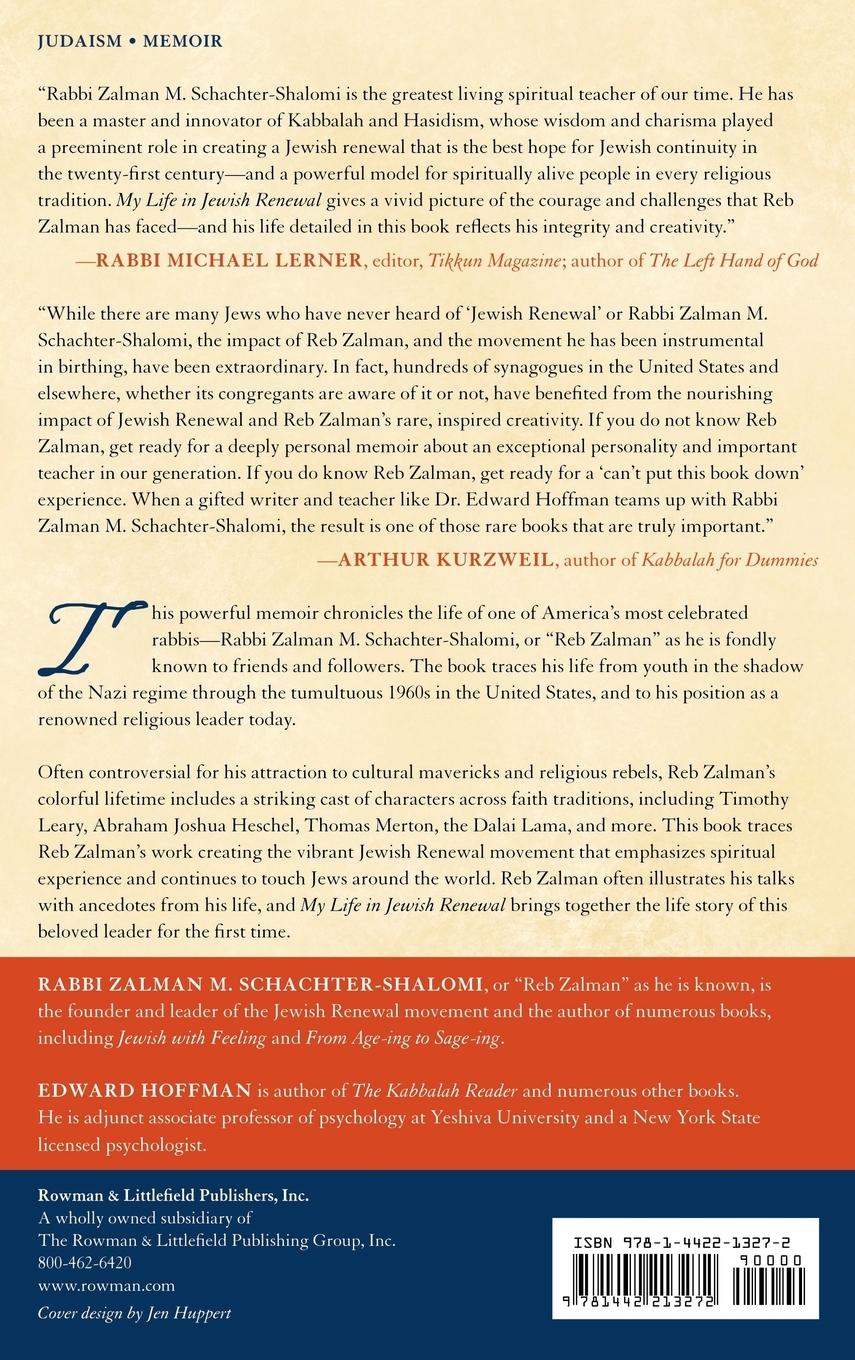 Rückseitencover My Life in Jewish Renewal