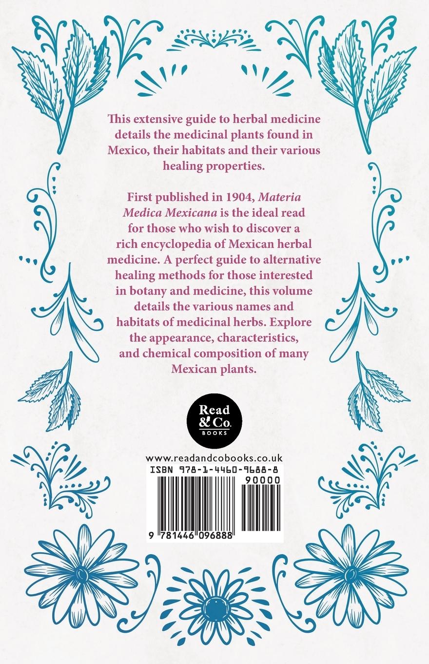 Rückseitencover Materia Medica Mexicana - A Manual of Mexican Medicinal Herbs