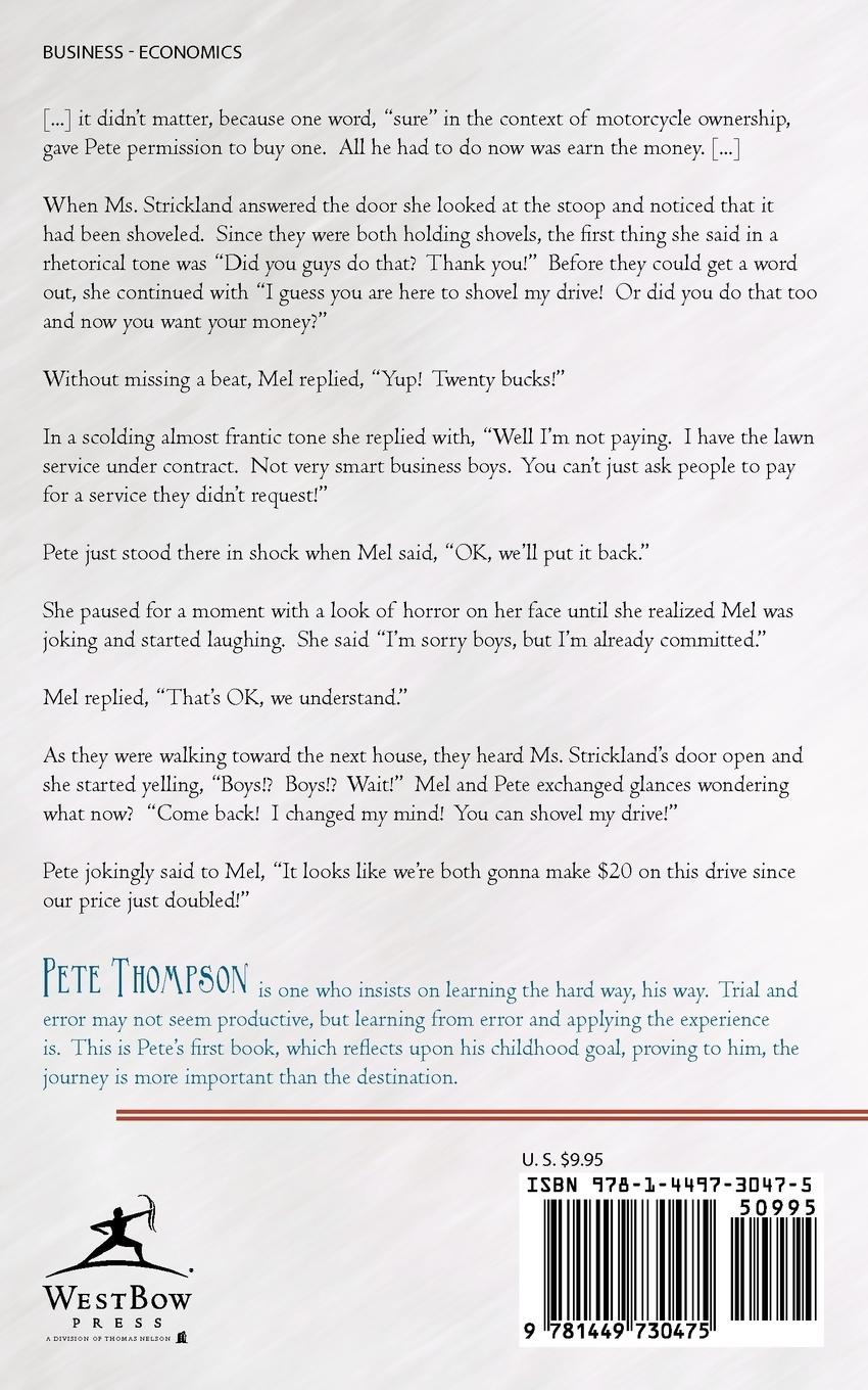 Rückseitencover All I Needed to Know about Projects, I Learned as a Kid Shoveling Snow