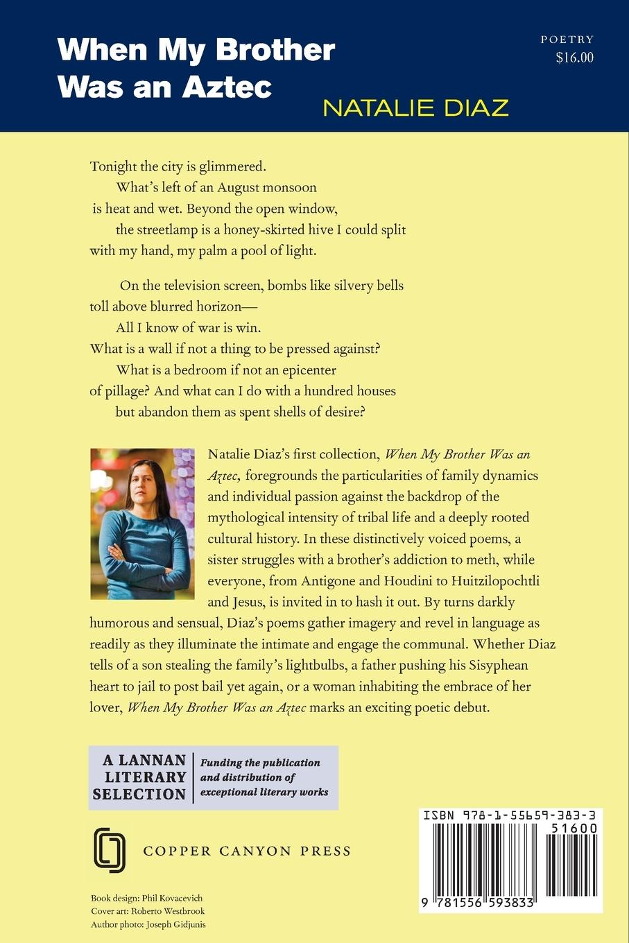 Rückseitencover When My Brother Was an Aztec