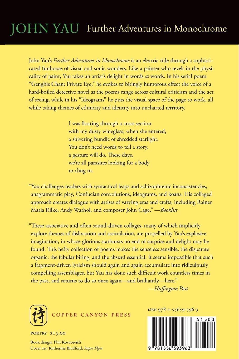 Rückseitencover Further Adventures in Monochrome