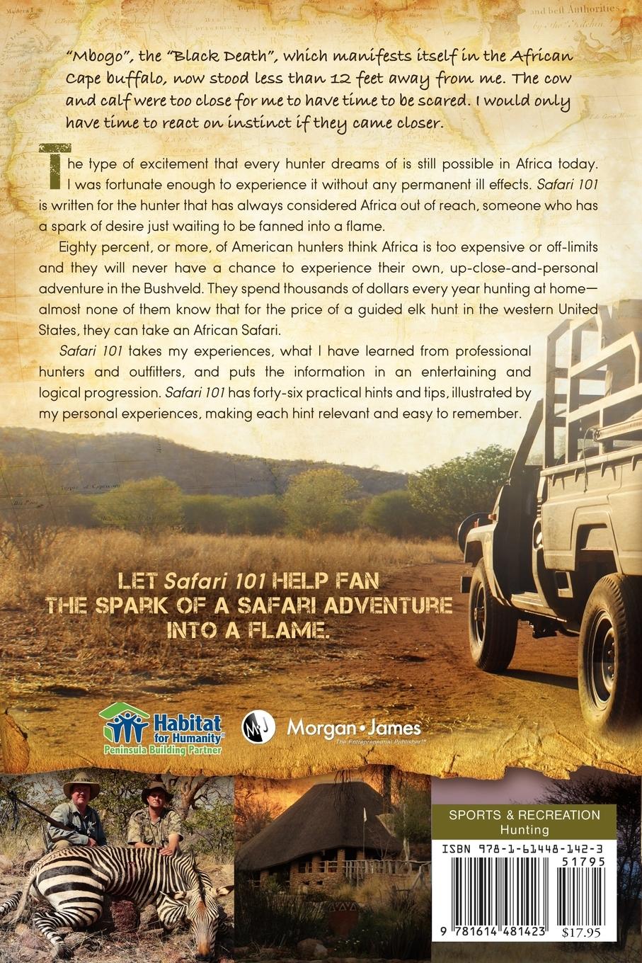 Rückseitencover Safari 101 Hunting Africa