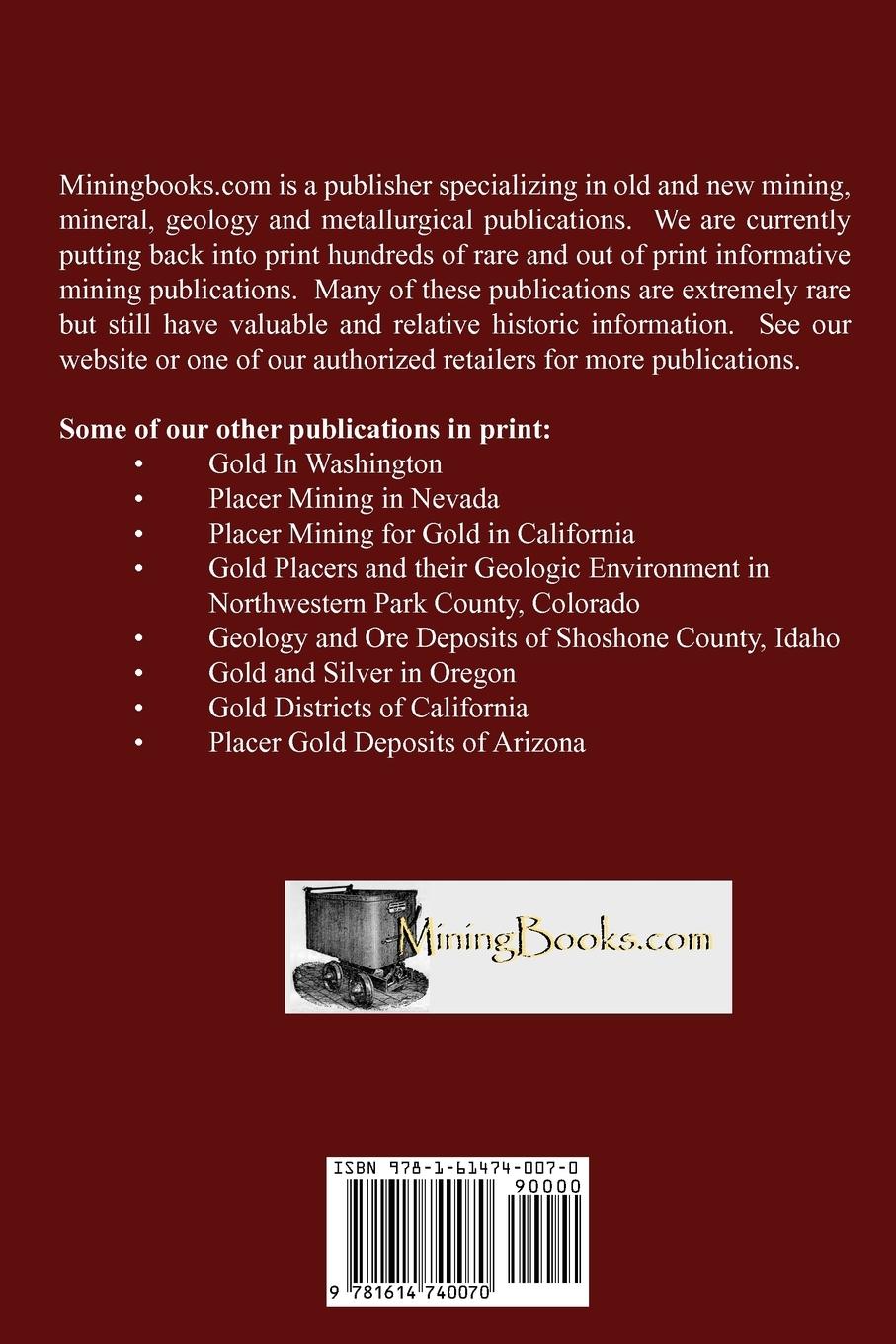 Rückseitencover Gold Deposits of Georgia