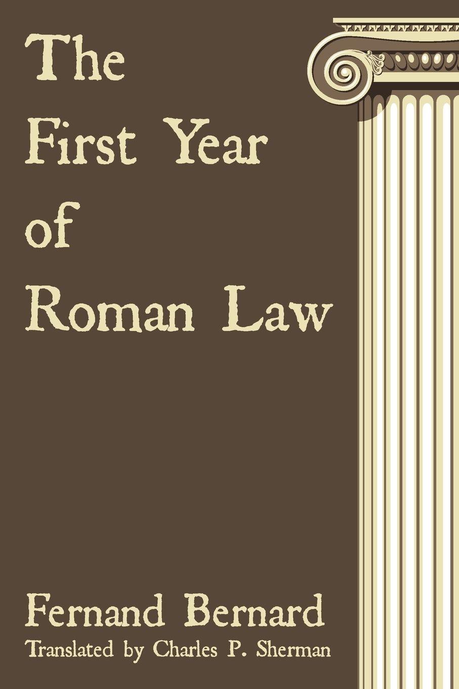 Vorderes Coverbild The First Year of Roman Law