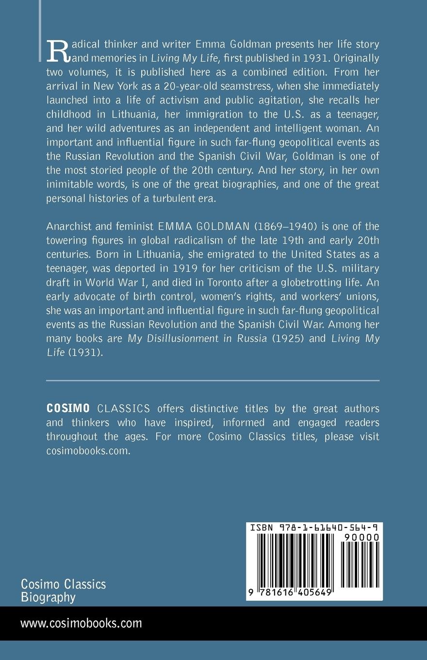 Rückseitencover Living My Life (Two Volumes in One)