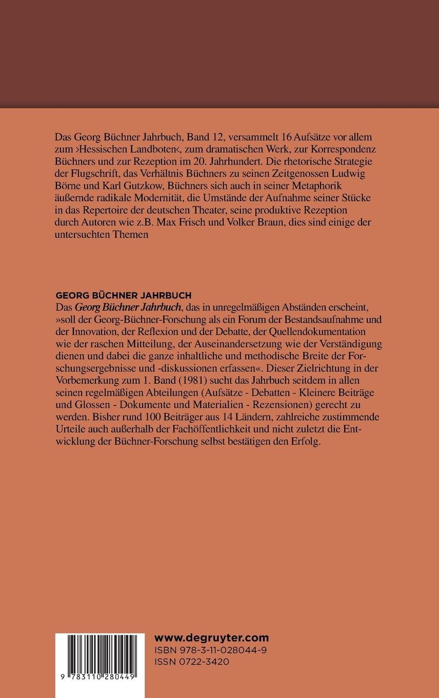 Rückseitencover 2009¿2012
