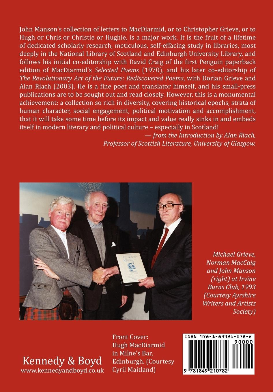 Rückseitencover Dear Grieve