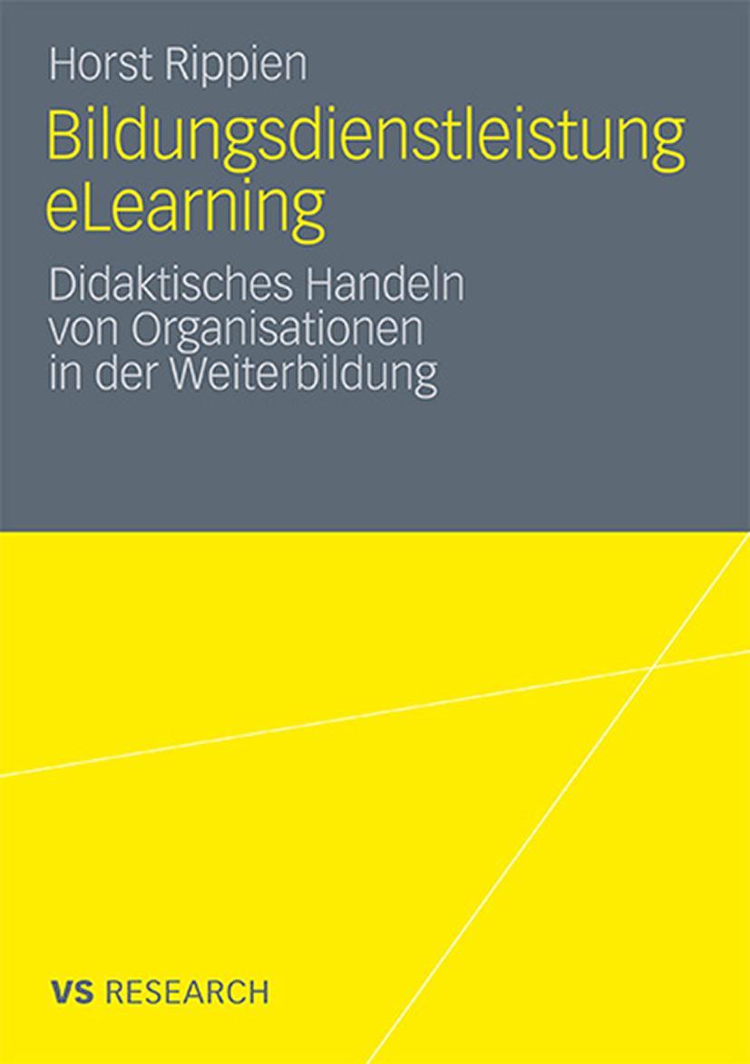 Vorderes Coverbild Bildungsdienstleistung eLearning