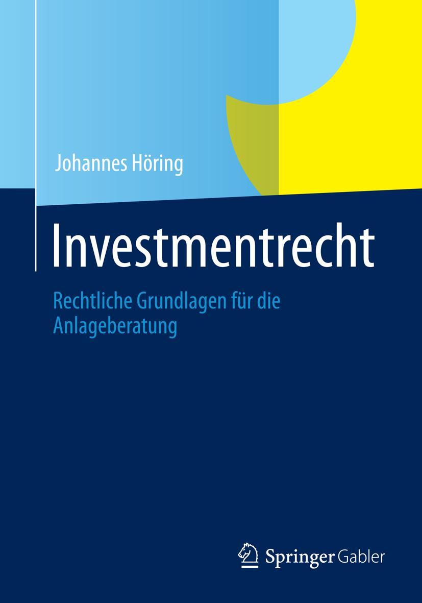 Vorderes Coverbild Investmentrecht