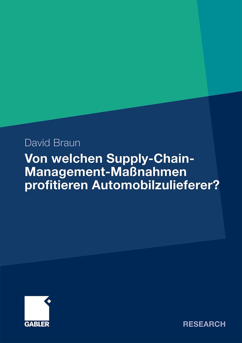 Vorderes Coverbild Von welchen Supply-Chain-Management-Maßnahmen profitieren Automobilzulieferer?