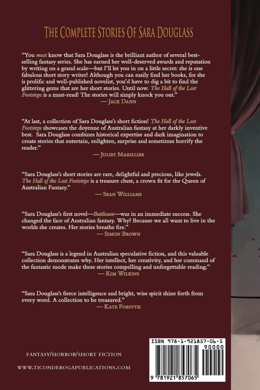 Rückseitencover The Hall of Lost Footsteps