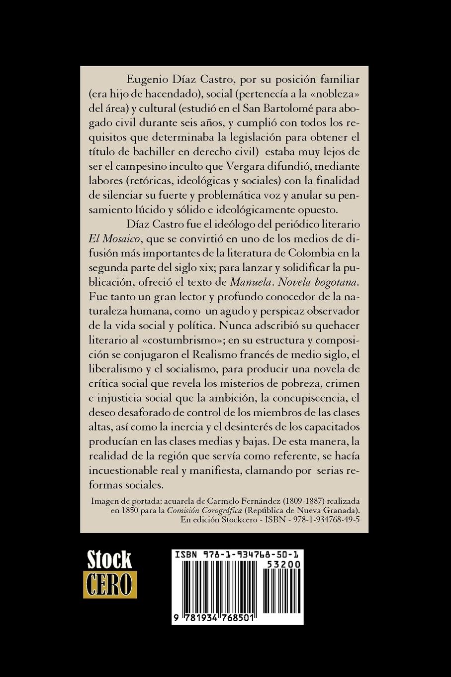 Rückseitencover Eugenio Diaz Castro