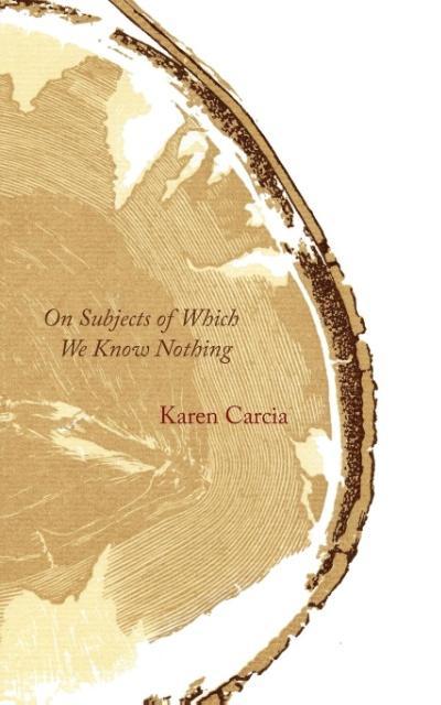 Vorderes Coverbild On Subjects of Which We Know Nothing