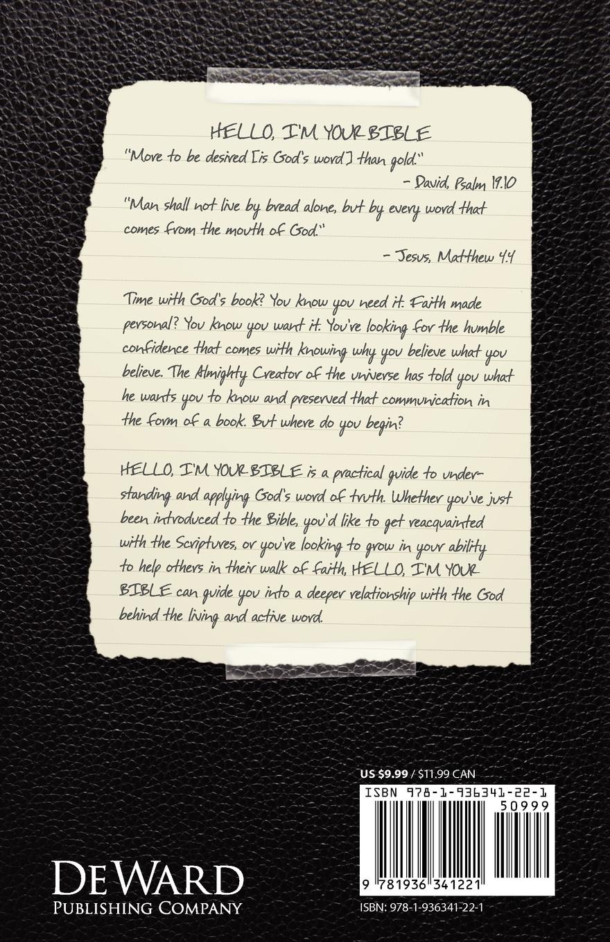 Rückseitencover Hello, I'm Your Bible