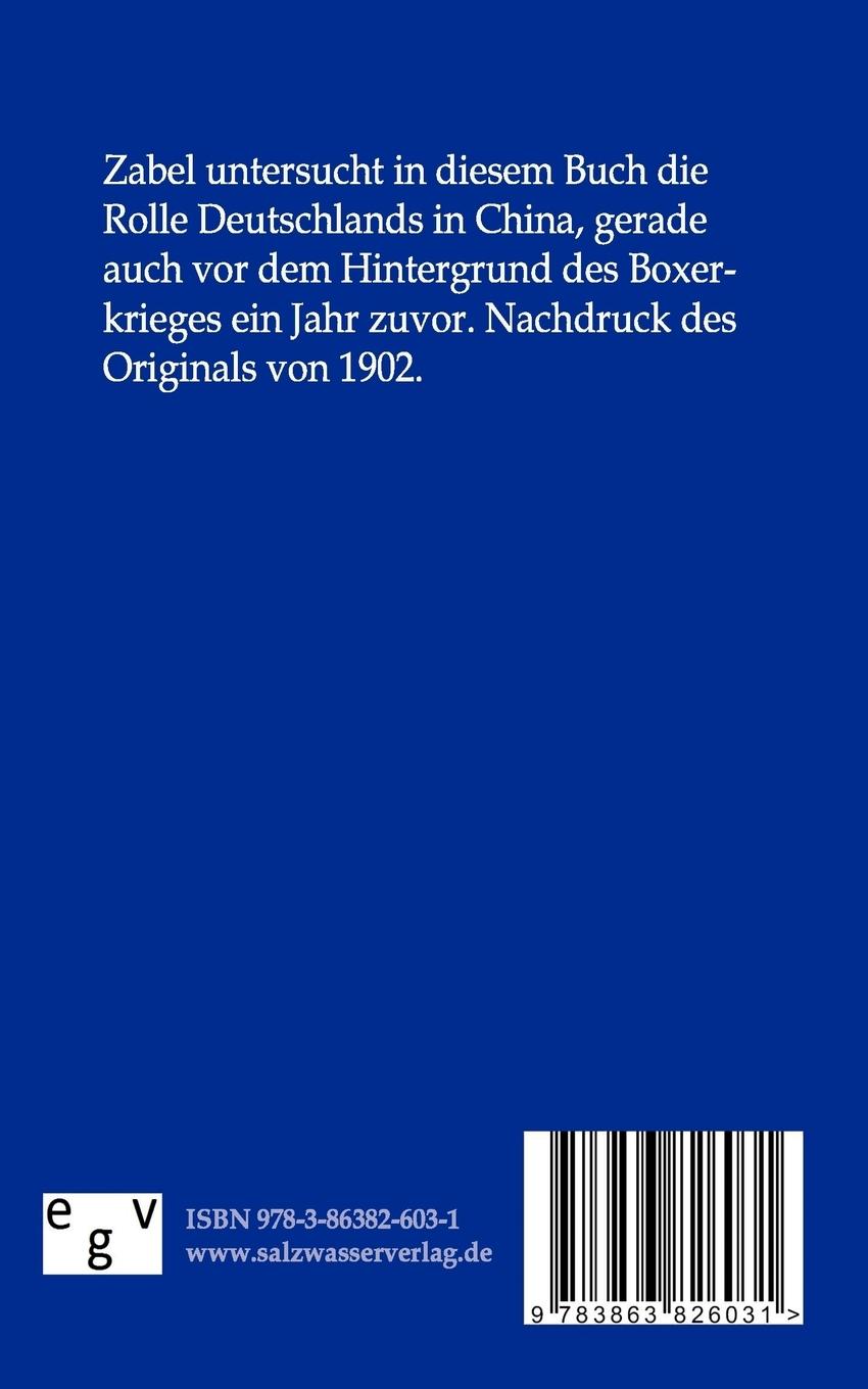 Rückseitencover Deutschland in China