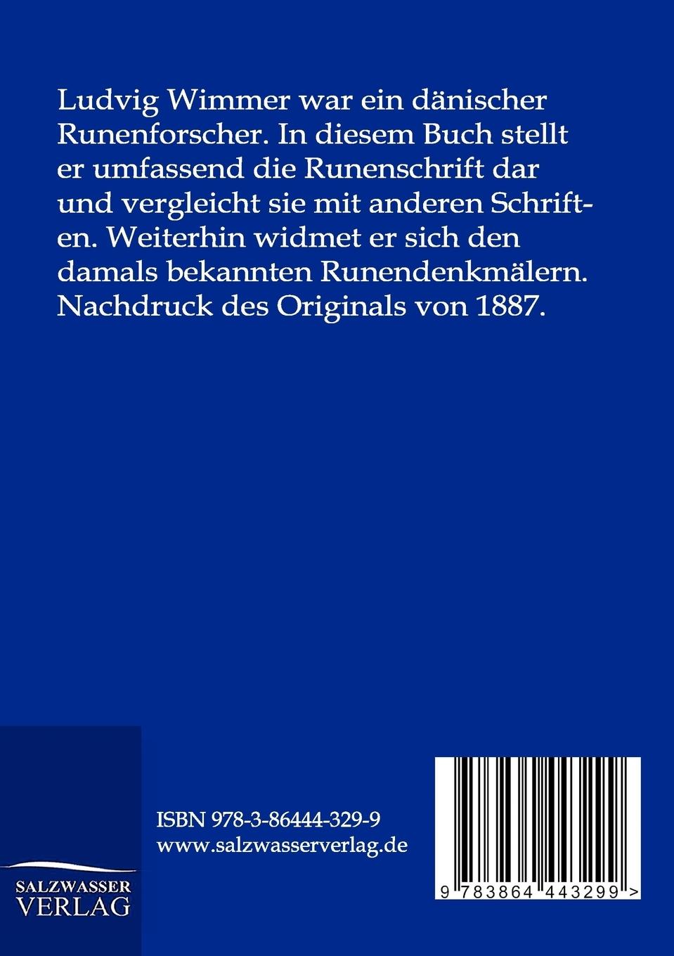 Rückseitencover Die Runenschrift