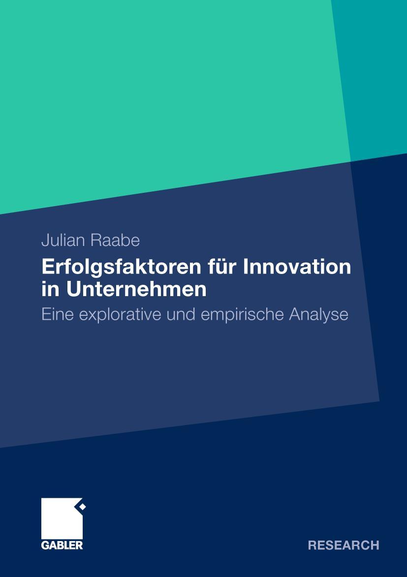 Vorderes Coverbild Erfolgsfaktoren für Innovation in Unternehmen