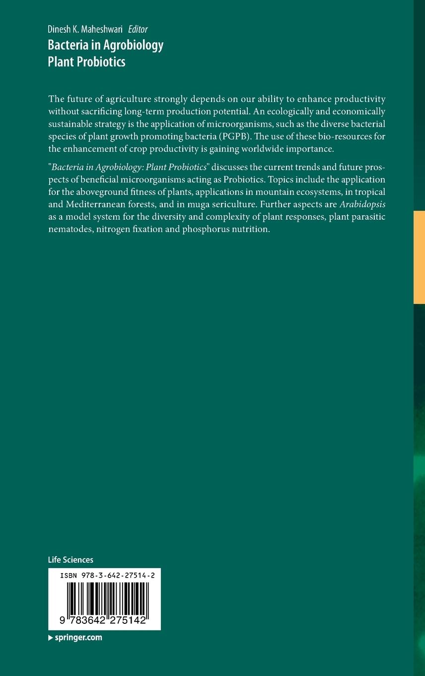 Rückseitencover Bacteria in Agrobiology: Plant Probiotics