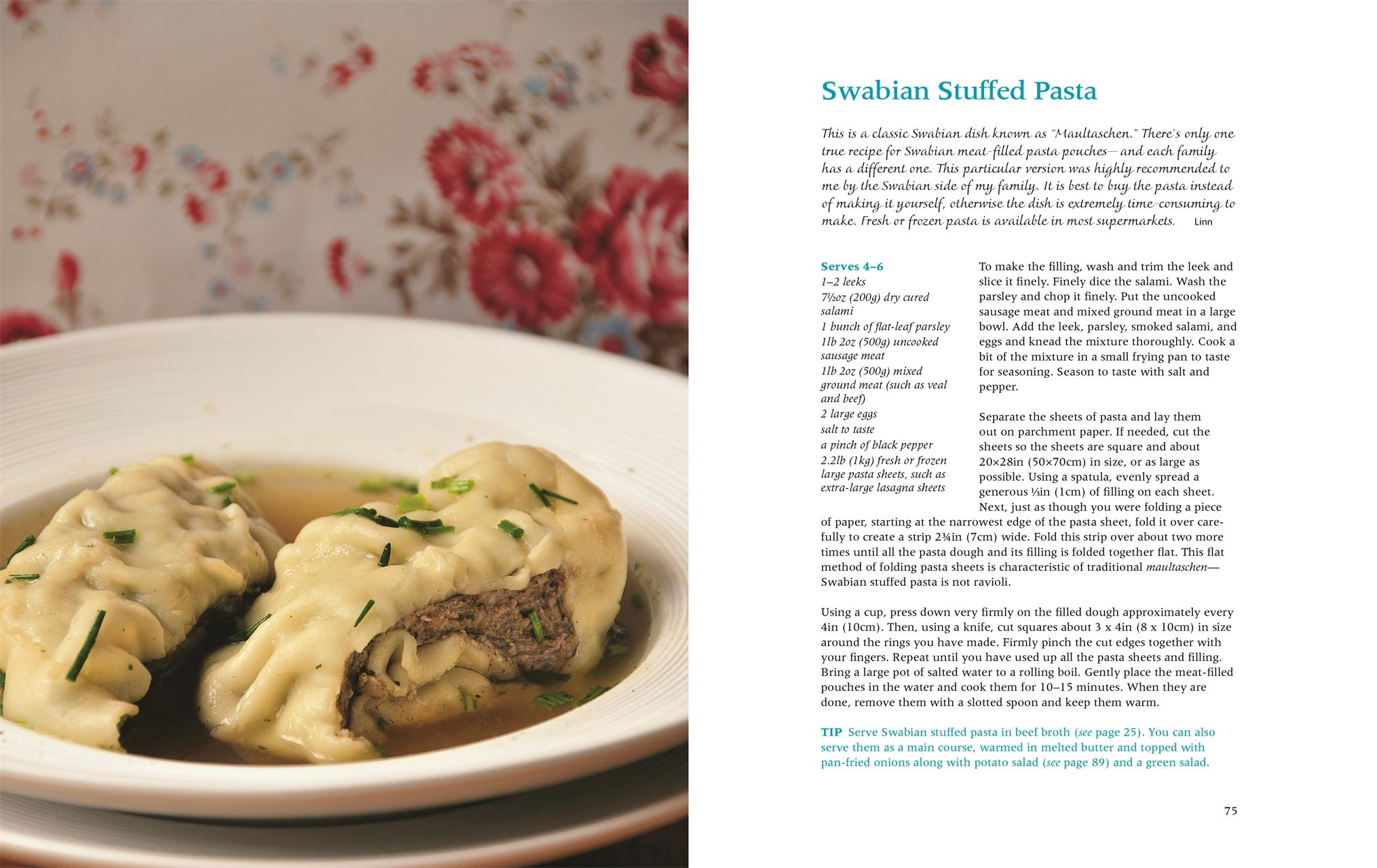 Beispielinhalt (Bild) Grandma's german cookbook