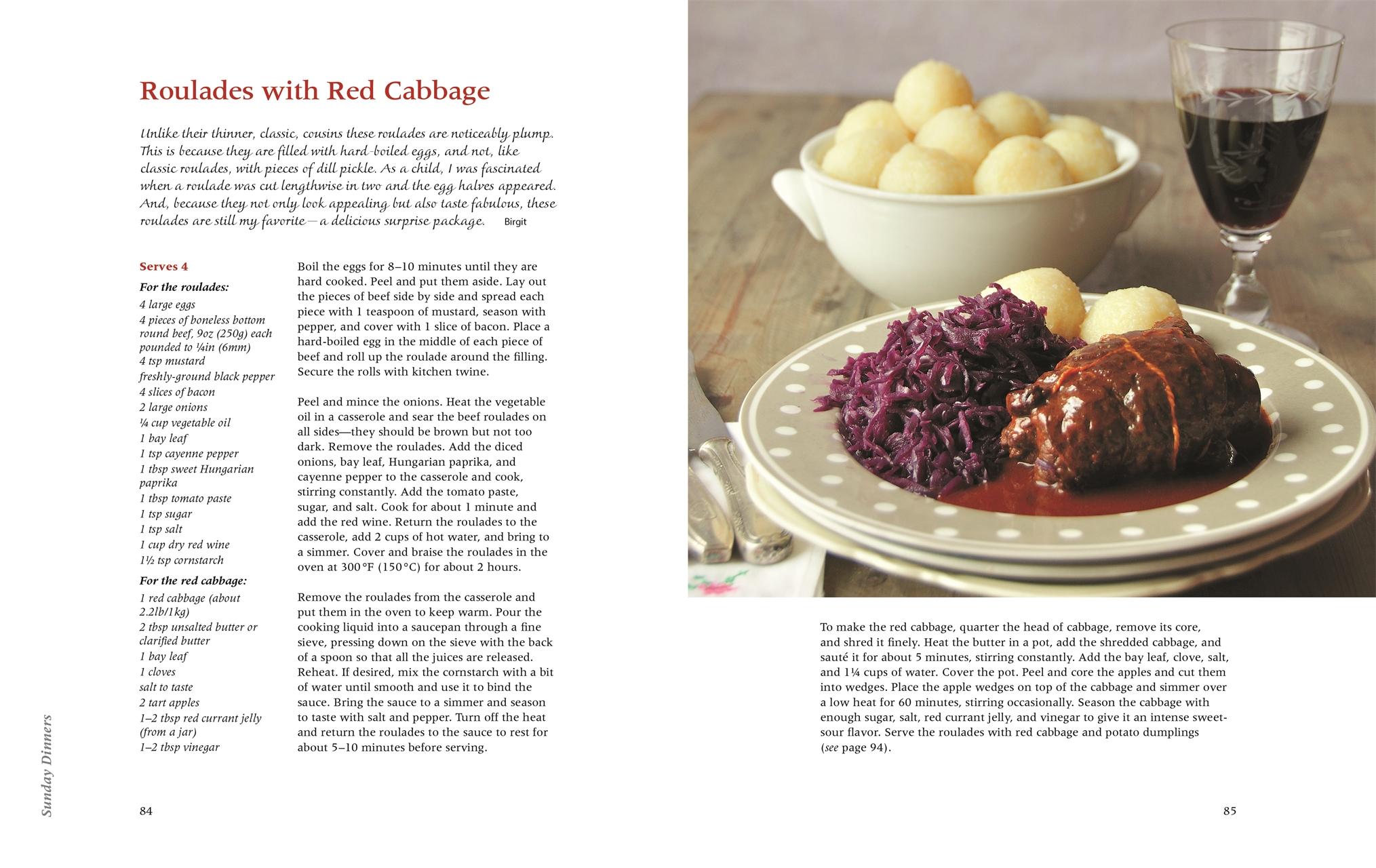 Beispielinhalt (Bild) Grandma's german cookbook