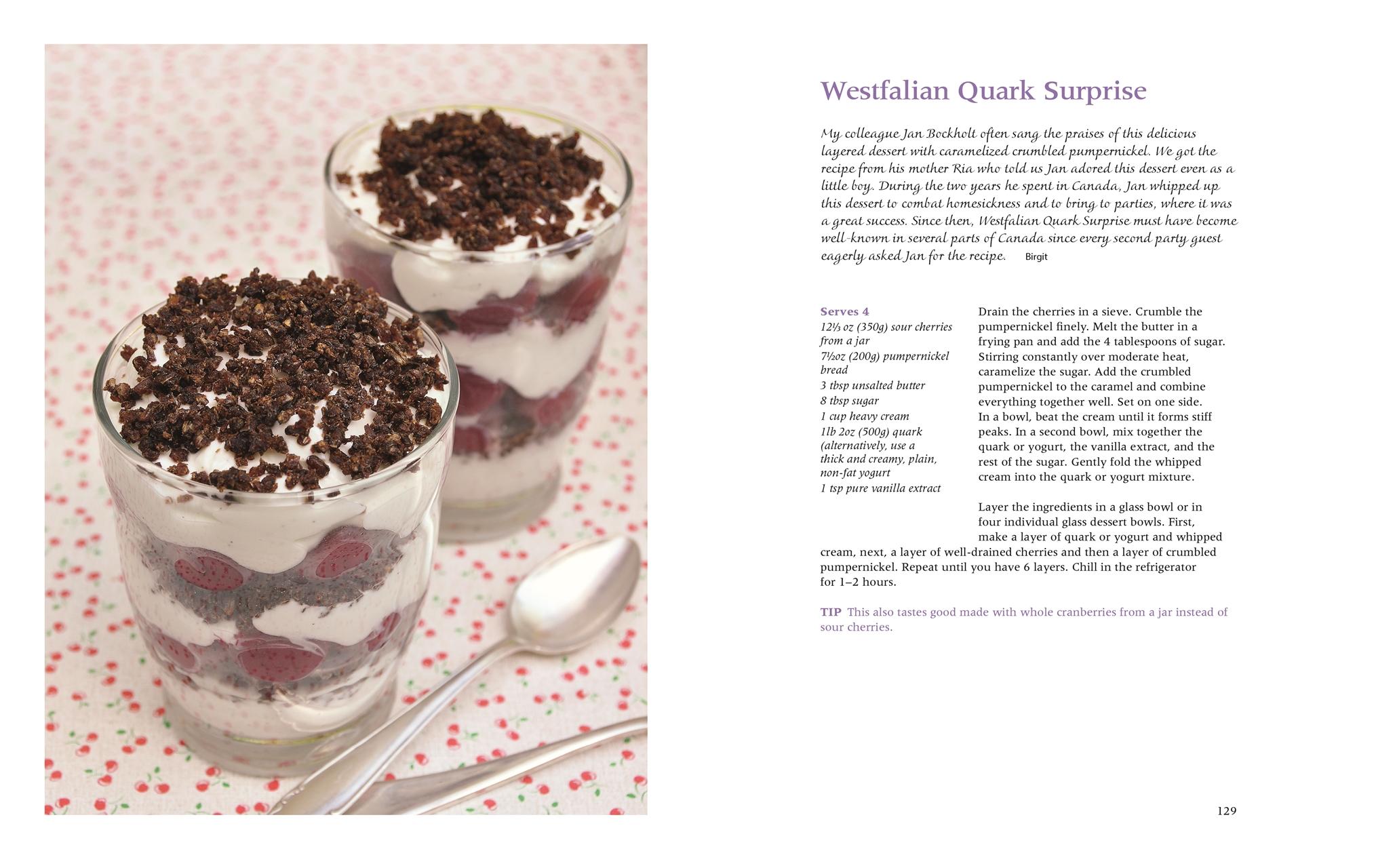 Beispielinhalt (Bild) Grandma's german cookbook