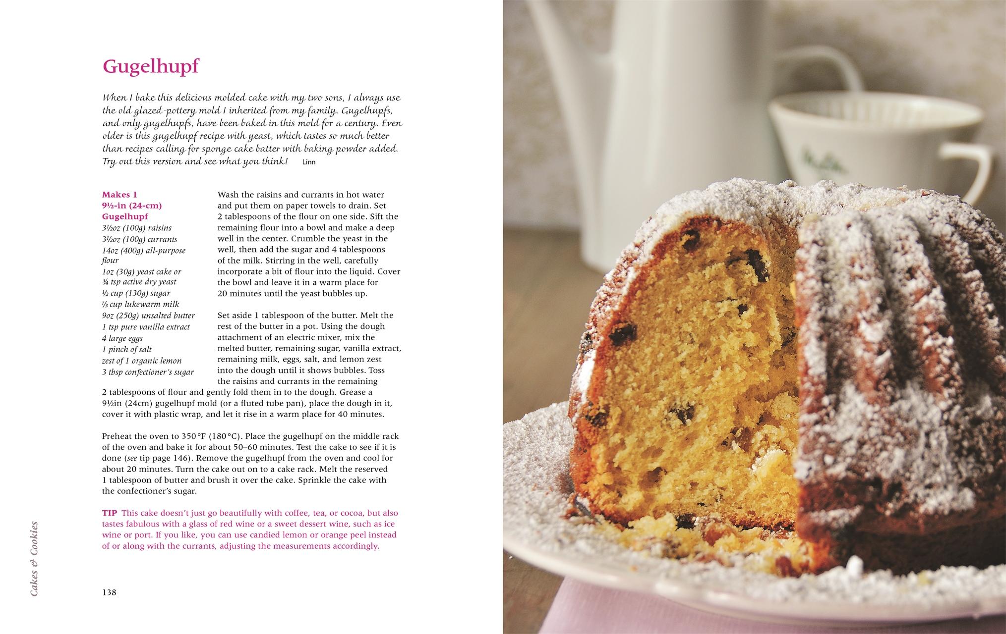 Beispielinhalt (Bild) Grandma's german cookbook