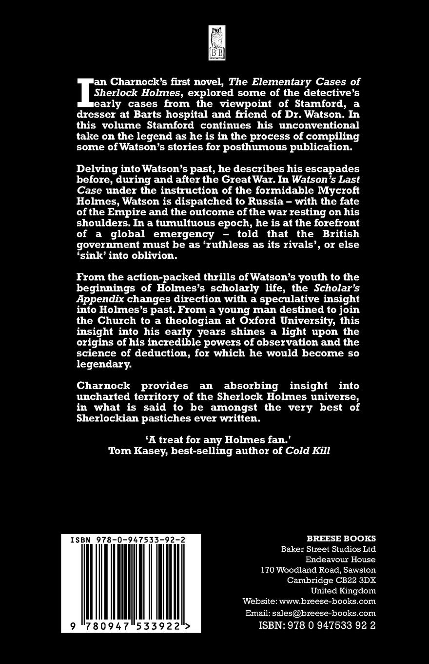 Rückseitencover Watson's Last Case