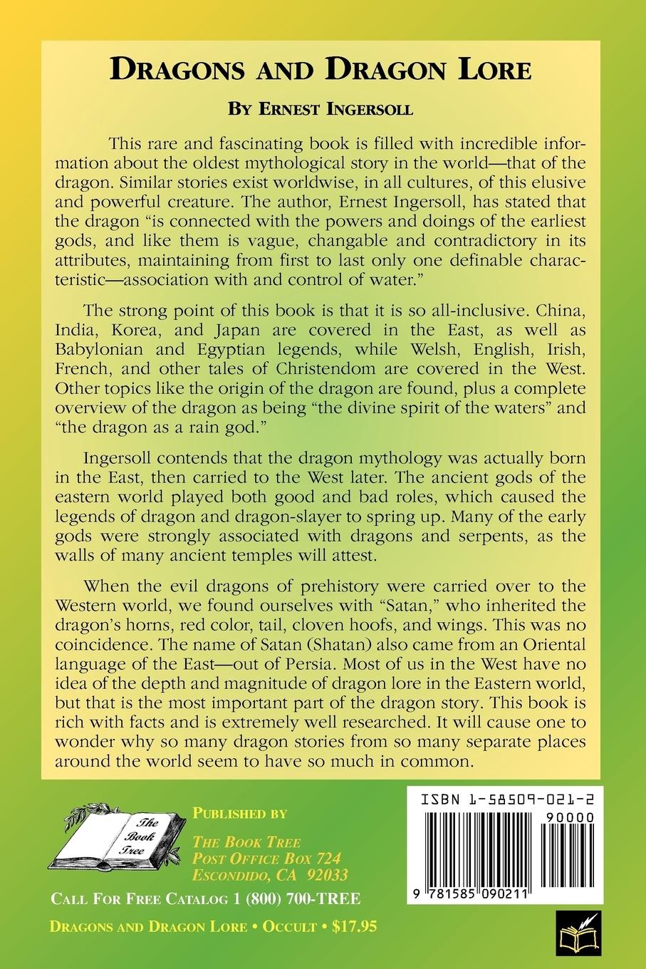 Rückseitencover Dragons and Dragon Lore