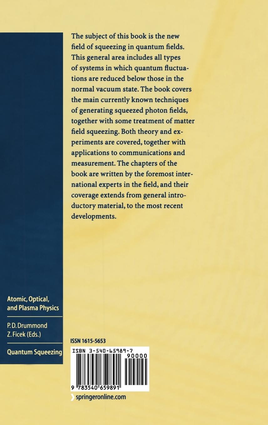 Rückseitencover Quantum Squeezing