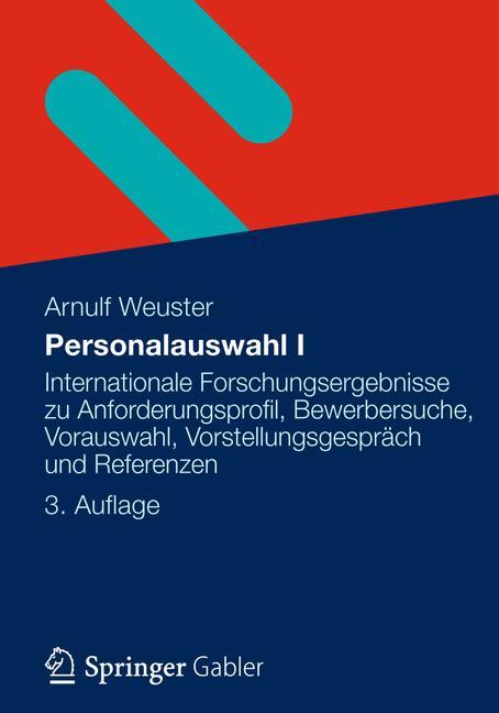 Vorderes Coverbild Personalauswahl I