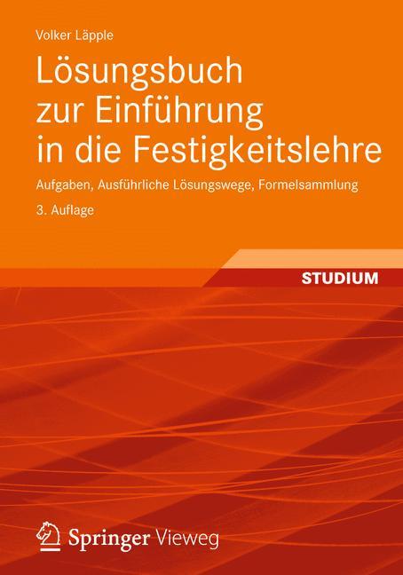 Vorderes Coverbild Lösungsbuch zur Einführung in die Festigkeitslehre