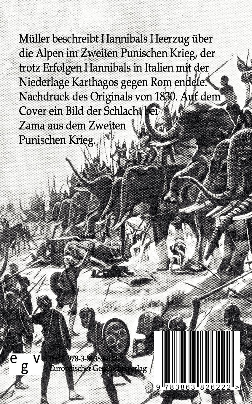 Rückseitencover Hannibals Heerzug über die Alpen