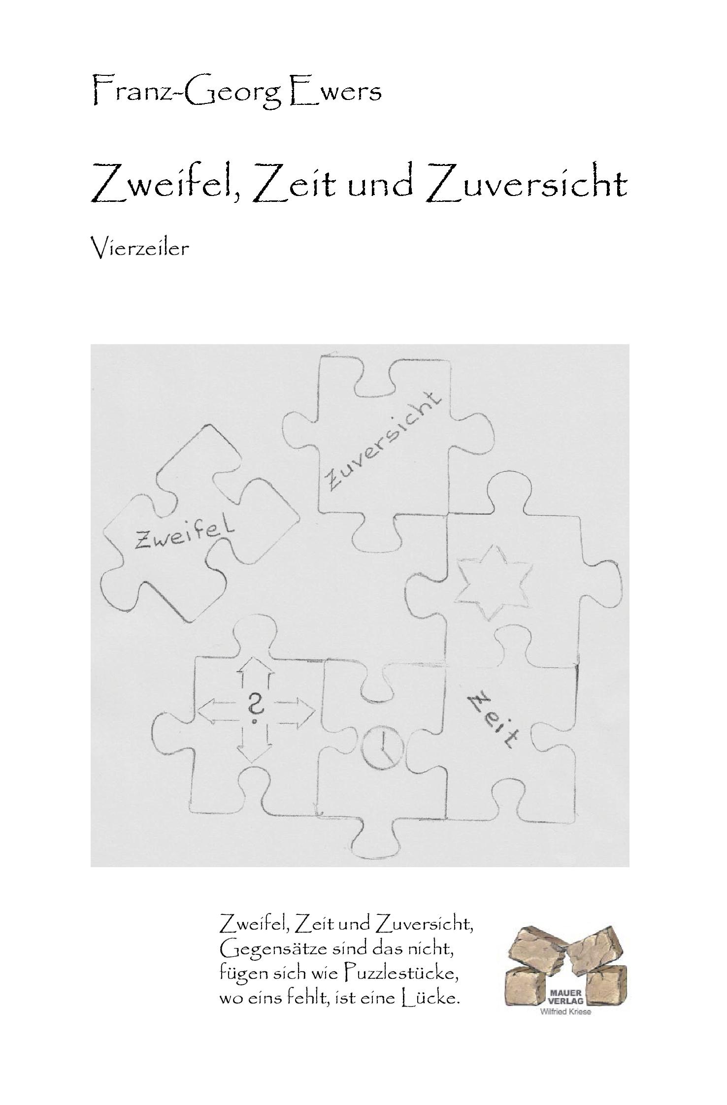 Vorderes Coverbild Zweifel, Zeit und Zuversicht