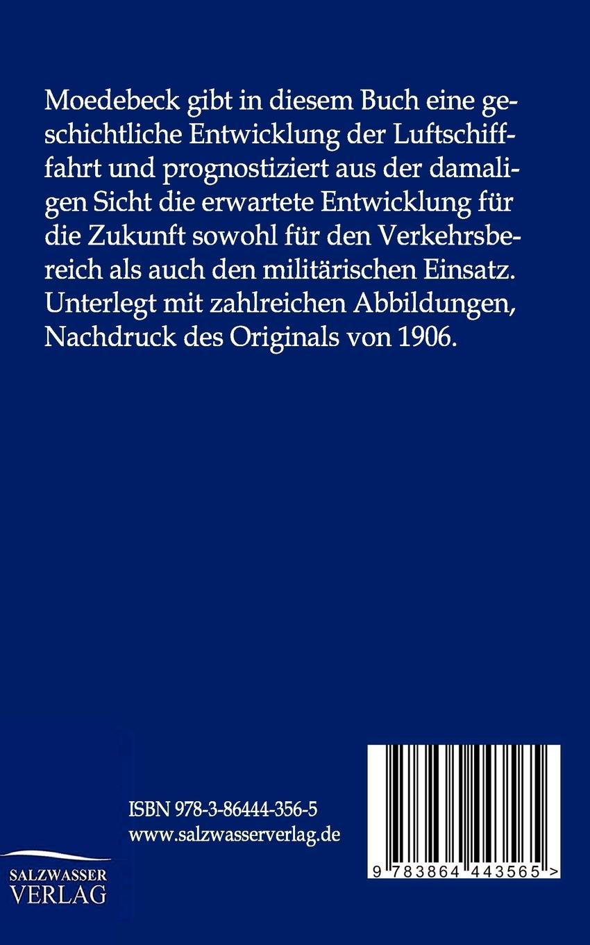 Rückseitencover Die Luftschiffahrt