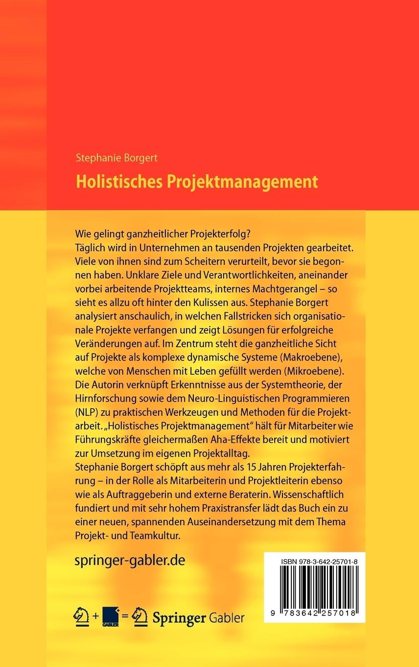 Rückseitencover Holistisches Projektmanagement