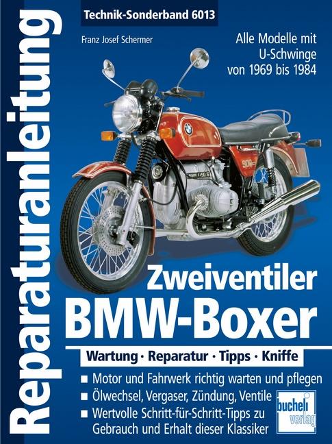 Vorderes Coverbild BMW-Boxer. Zweiventiler mit U-Schwinge 1969-1985