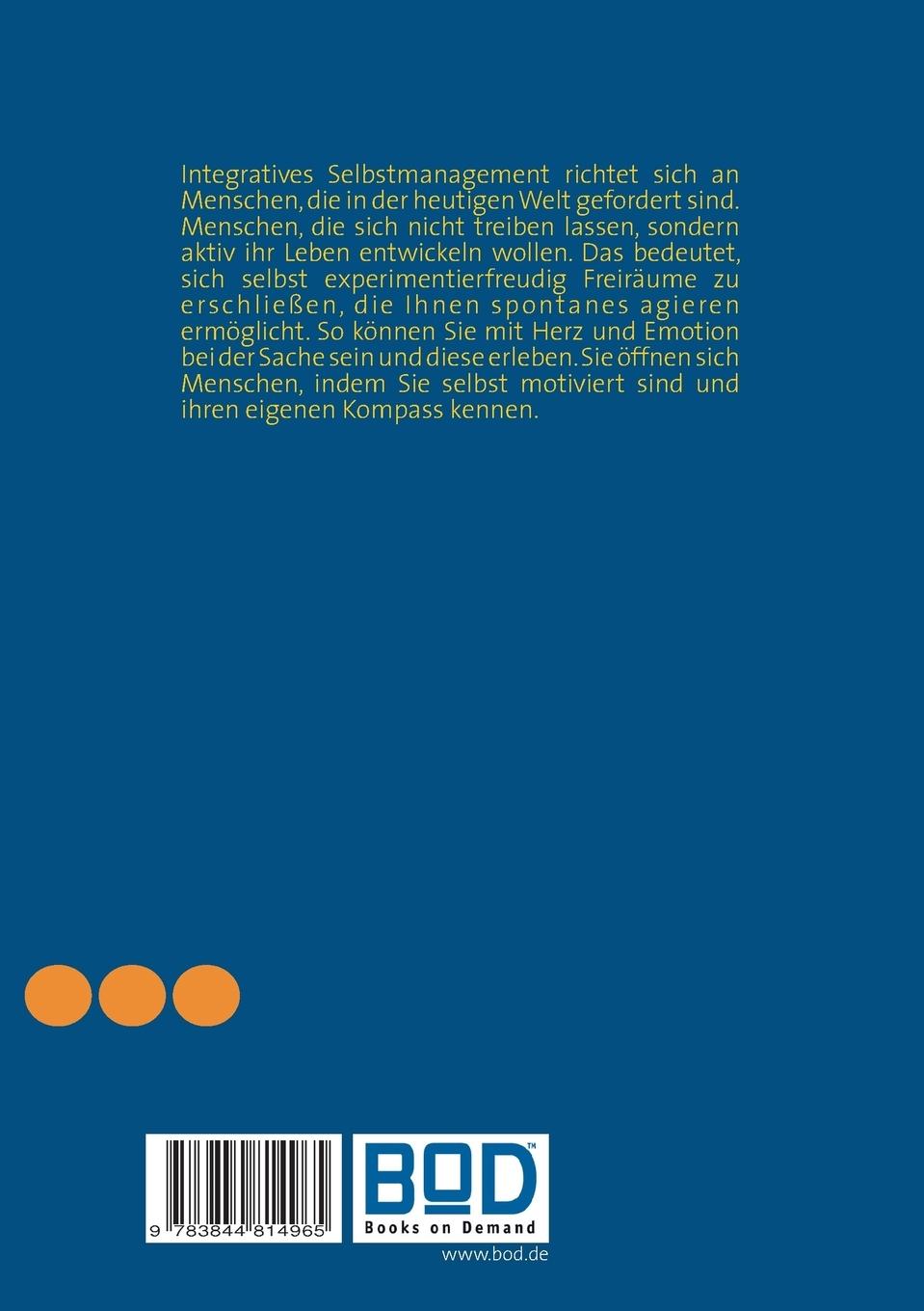 Rückseitencover Integratives Selbstmanagement