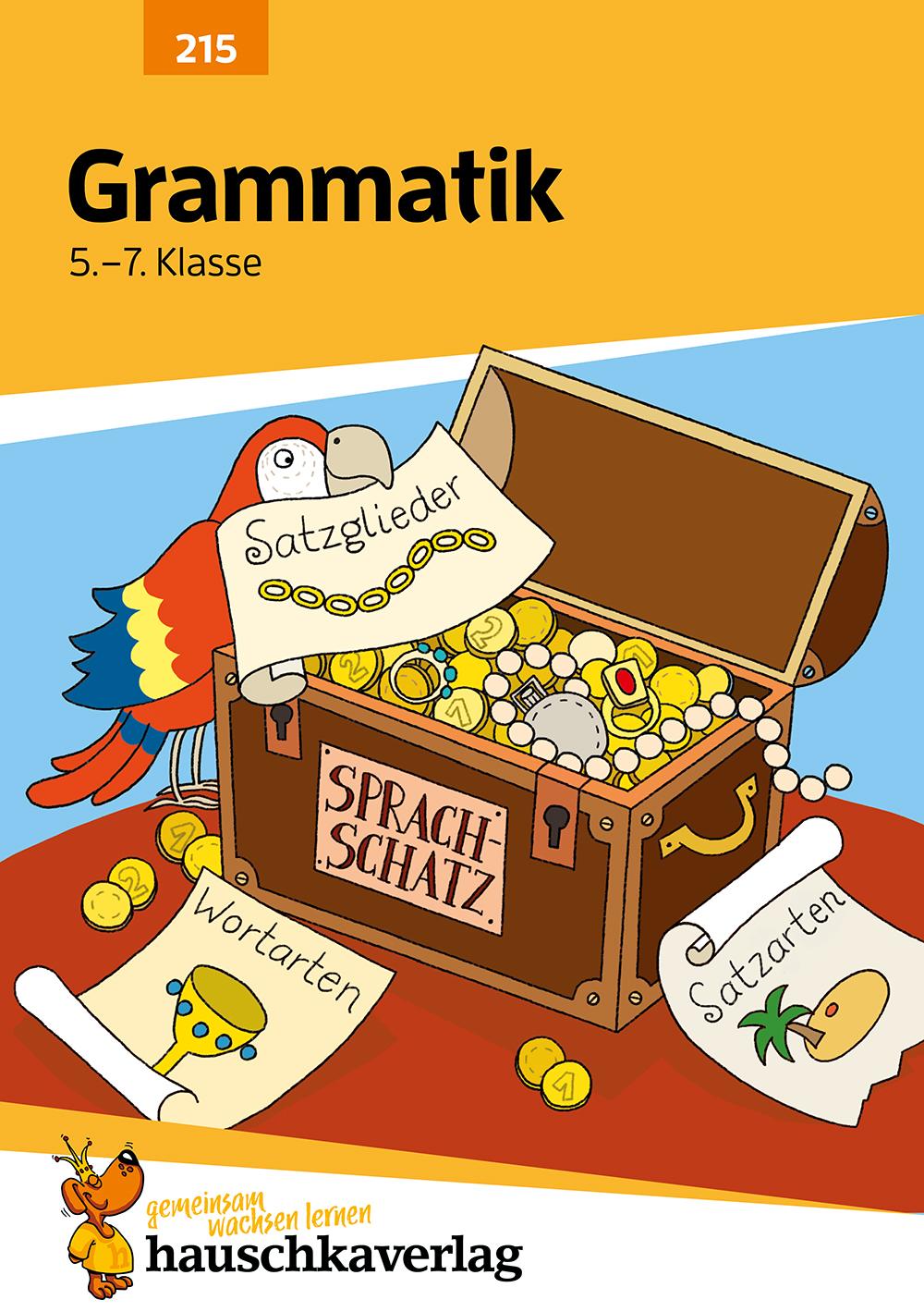 Vorderes Coverbild Grammatik 5. - 7. Klasse