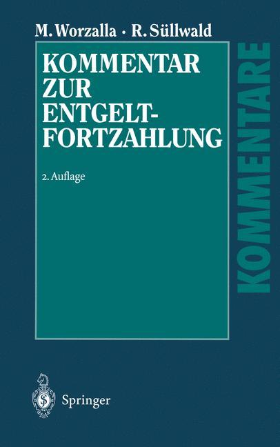 Vorderes Coverbild Kommentar zur Entgeltfortzahlung