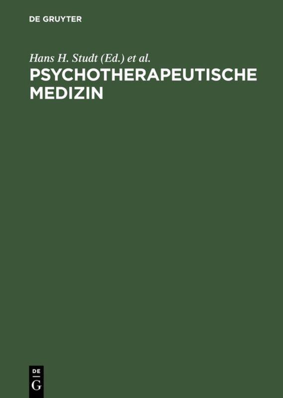 Vorderes Coverbild Psychotherapeutische Medizin