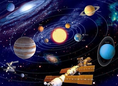 Vorderes Coverbild Solar System 200 Piece Puzzle