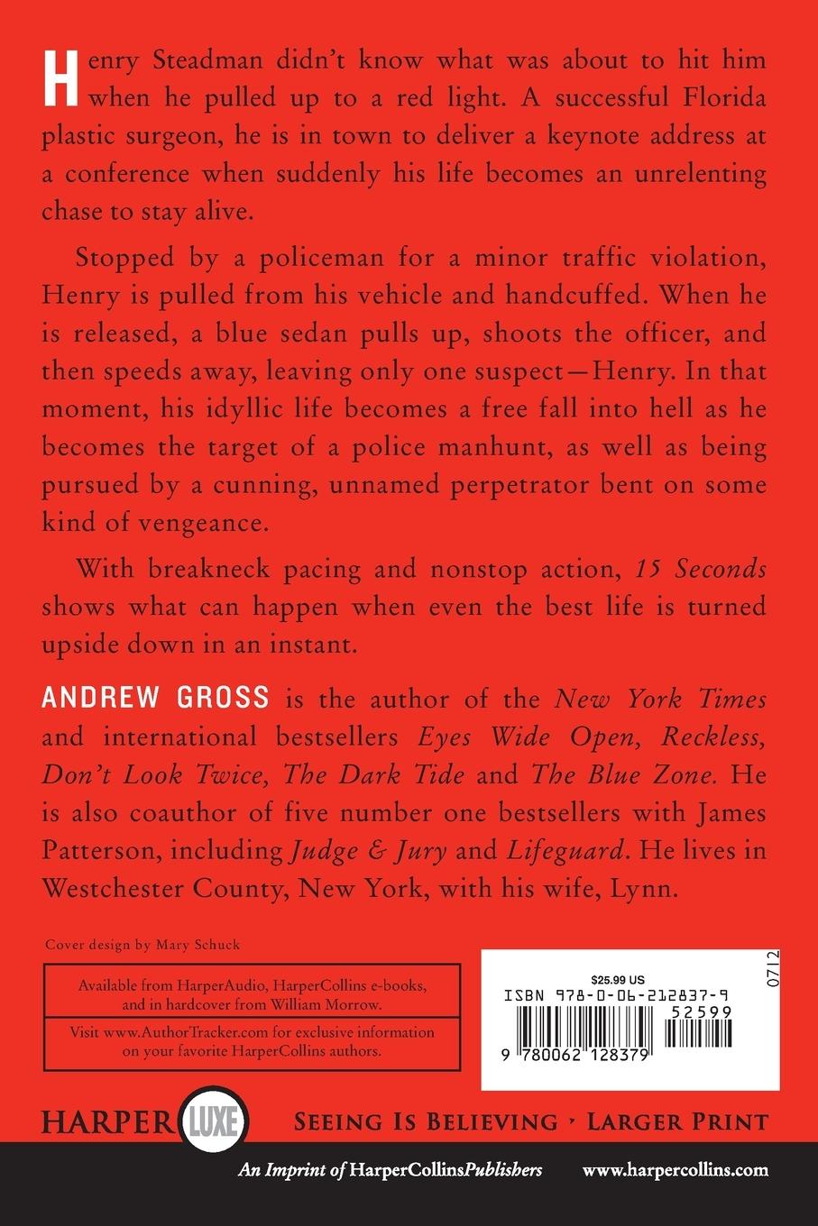 Rückseitencover 15 Seconds LP