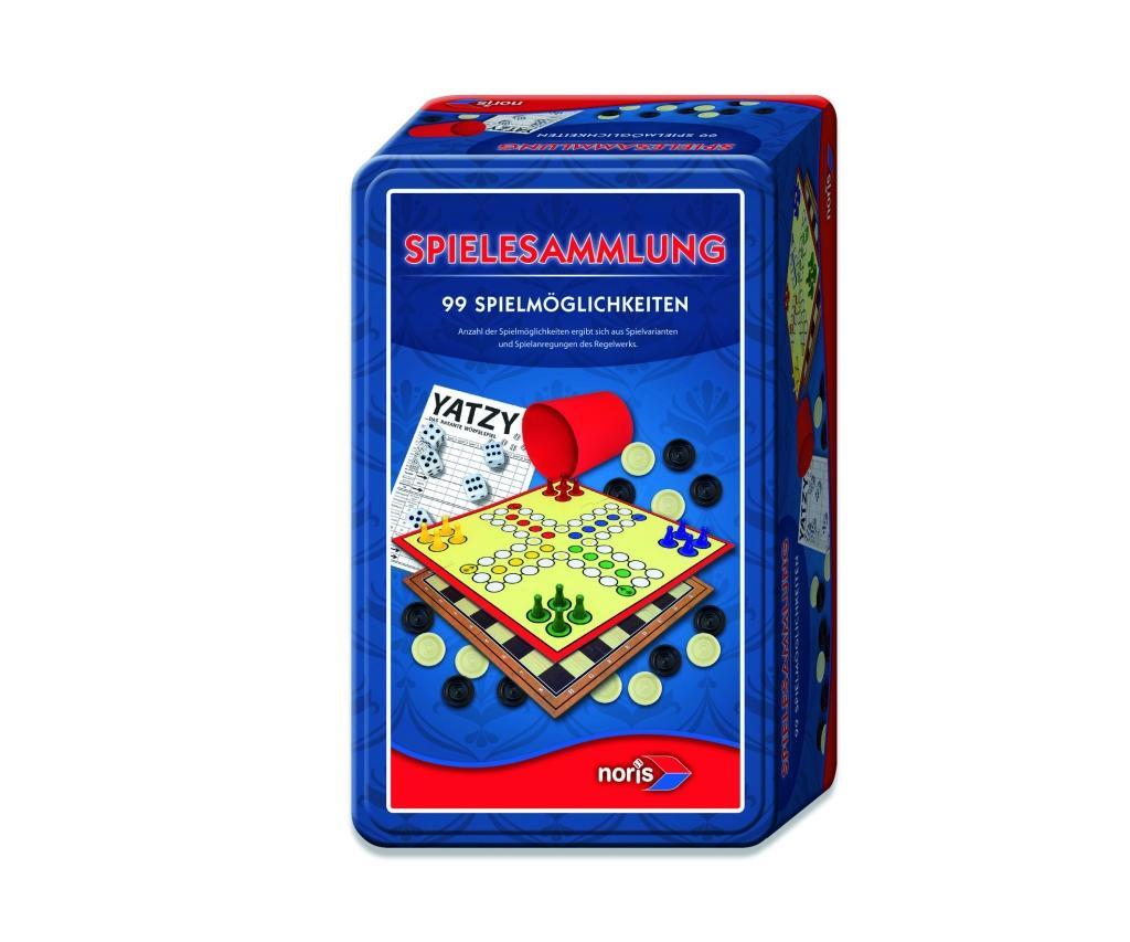 Beispielinhalt (Bild) Spielesammlung 99 Spielmöglichkeiten in Metallbox